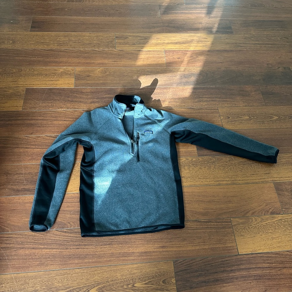 Quarter Zip Dark Grey Patagonia Size M